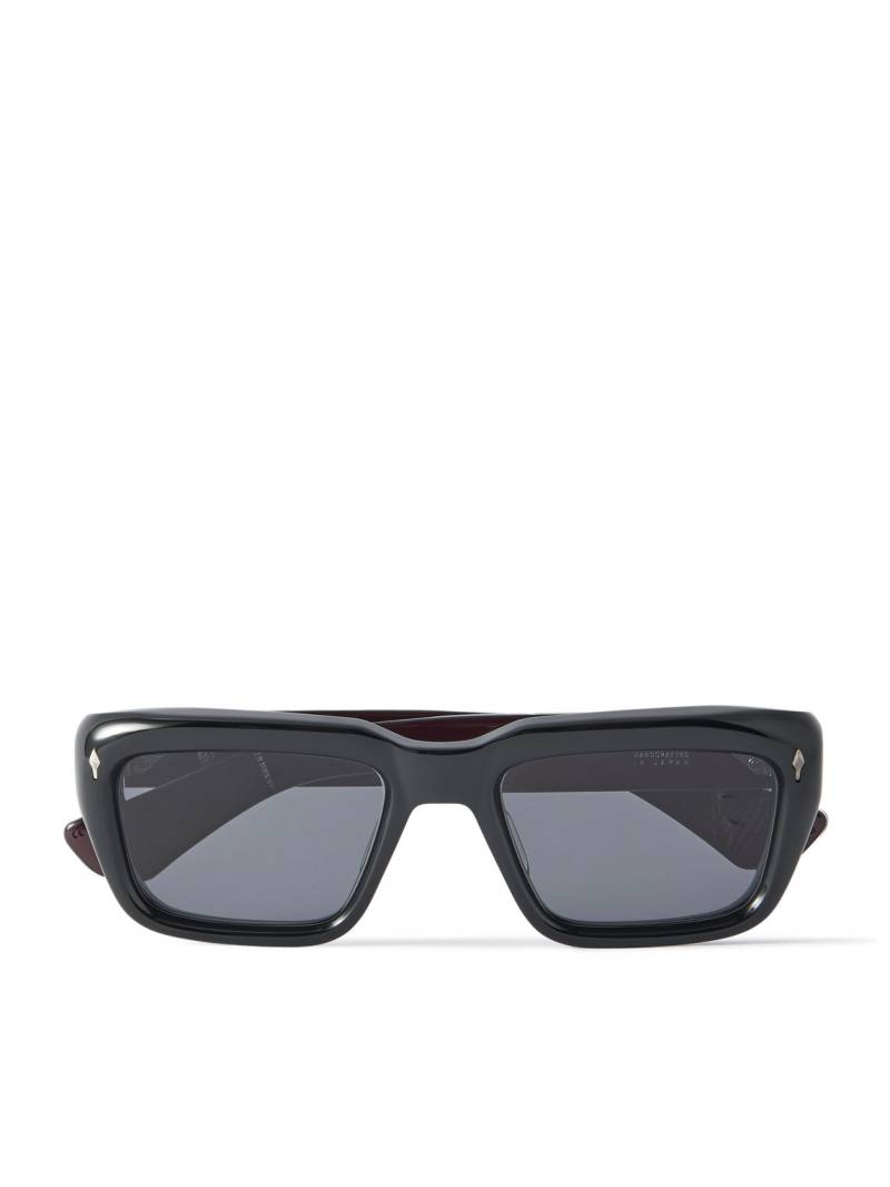 Jacques Marie Mage - Walker Rectangular-Frame Acetate Sunglasses - Men - Black von Jacques Marie Mage