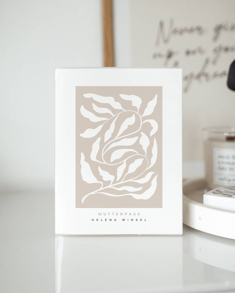 Mutterpasshülle - Waiting For You // Personalisierbar von JacquiDesignsShop