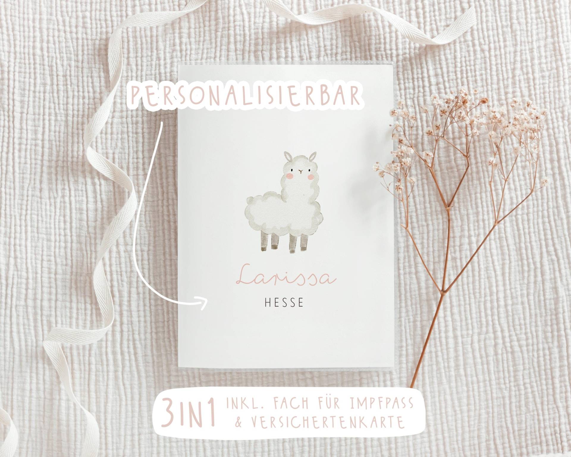 U-Heft Hülle - Alpaca // Personalisierbar Impfpass & Versichertenkarte U-Heft Hülle - Alpaca // Personalisierbar Impfpass & Versichertenkarte von JacquiDesignsShop