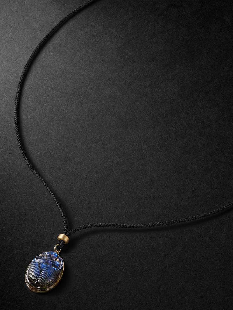 Jacquie Aiche - Gold, Labradorite and Cord Necklace - Men - Blue von Jacquie Aiche
