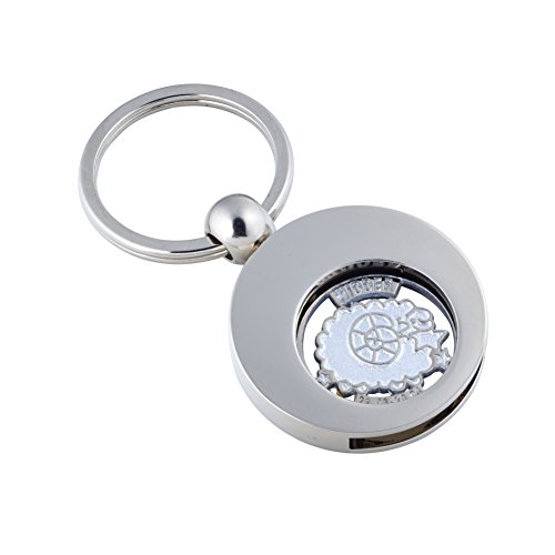 Jadani Hochwertiger Schlüsselanhänger mit EK-Chip Sternzeichen Widder von Jadani