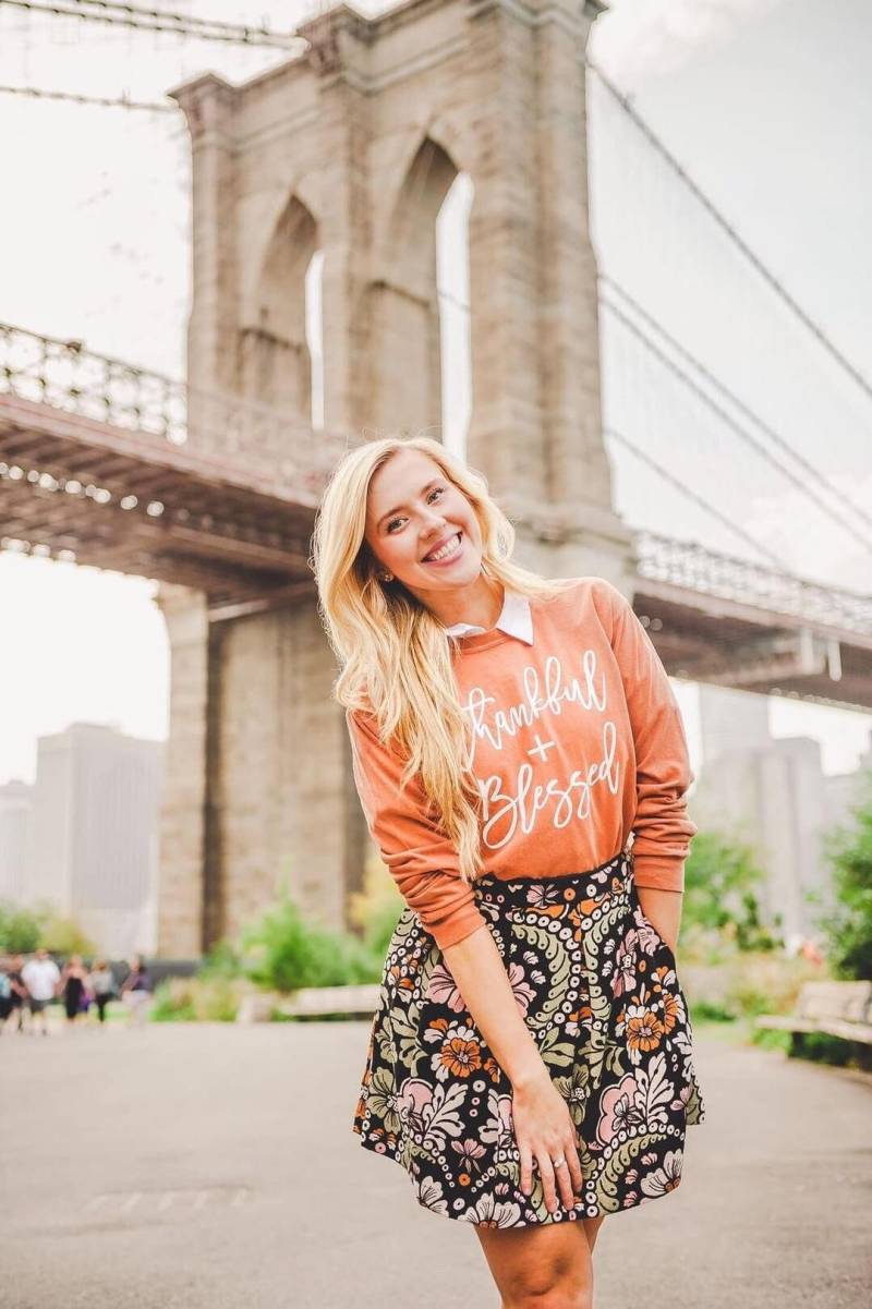 Dankbares Dankbares Gesegnetes Hemd, Erntedank-T-Shirts, Christliche T-Shirts, Christlicher Herbst von JadeAndLight