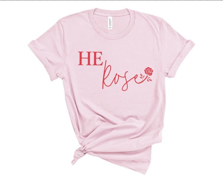 Er Ist Auferstandenes Shirt, Frauen Ostershirt, Oster Top, Damen Christliches Er Tatsächlich Auferstanden von JadeAndLight