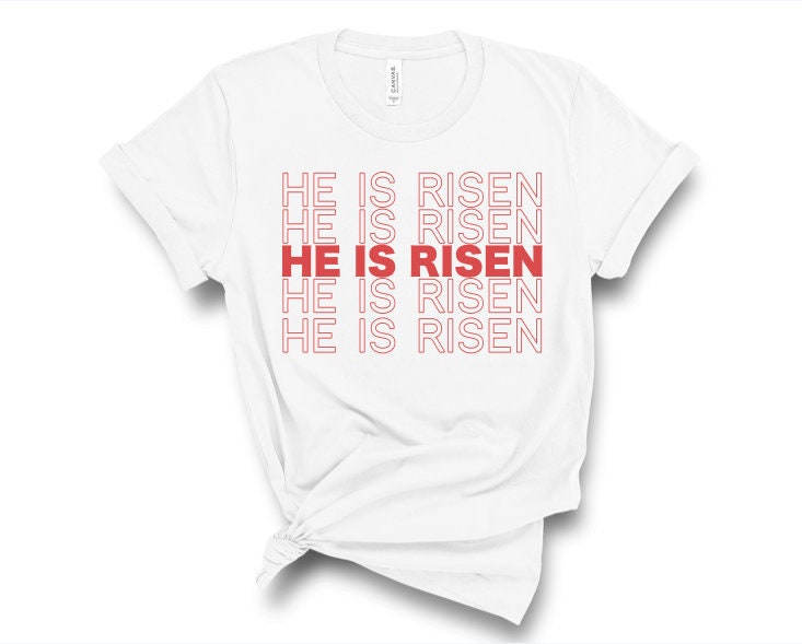 Er Ist Auferstandenes Shirt // Frauen Oster Top Damen Christliches Tatsächlich Auferstanden von JadeAndLight