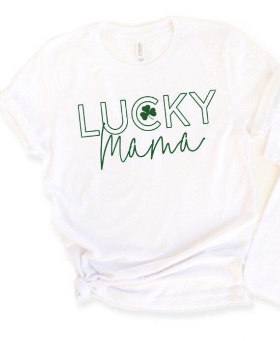 Lucky Mom Shirt, St. Patricks Day St.patricks Shirts, St Pattys T-Shirt, Eine Glückliche Mutter, Mama Extra Lucky Mom Shirt, St. Patricks Day St.patricks Shirts, St Pattys T-Shirt, Eine Glückliche Mutter, Mama Extra von JadeAndLight