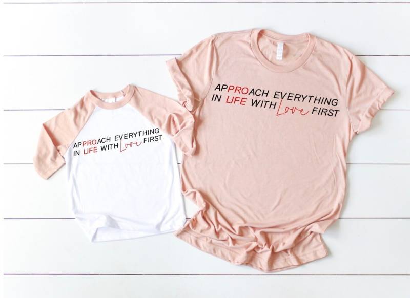 Pro Life Shirts, Mama Und Ich Set, Papa Familien-T-Shirts, Wählen Sie Das Leben Winzige Wichtig, Wählen Shirt von JadeAndLight