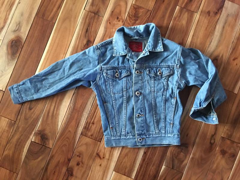90Er Jahre Vegas Blues Unisex Gr. L Large Jeansjacke/Kids Jeansbekleidung von JadeAndLorenJR