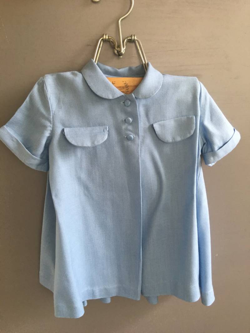 Jack Borgenicht Gr. 3 Kleinkind Light Blue Top Stil 0142/1950's Kinder Designer von JadeAndLorenJR