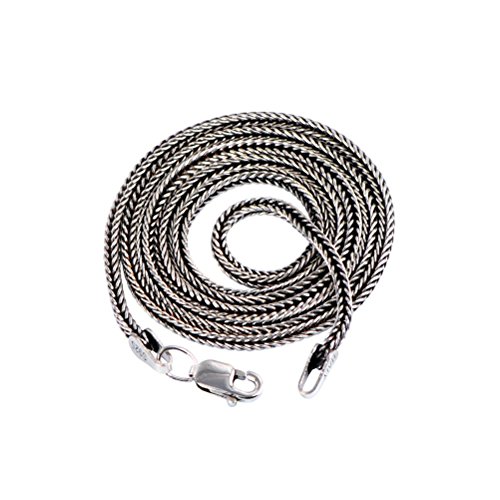 Jade Angel Sterling Silber Weizen Kette Frauen und Männern 925 Silber Halskette von JadeAngel