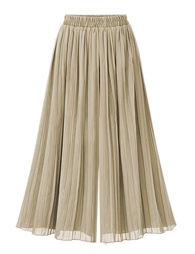 JadeRich Damen 3/4 Culotte Hose Cropped Palazzo Hosen Weiblich Work Business Casual Hosen Weitbeinige Hose JadeRich Damen 3/4 Culotte Hose Cropped Palazzo Hosen Weiblich Work Business Casual Hosen Weitbeinige Hose von JadeRich