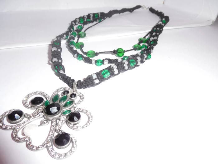 Irish Regency A Ooak Avant Garde Makramee Halskette Irish Regency A Ooak Avant Garde Makramee Halskette von JadedEklipse