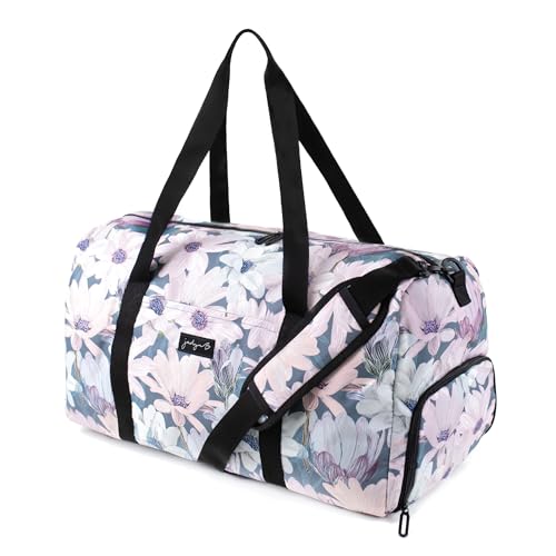 Jadyn 56 cm große Damen-Tasche mit Schuhtasche, Reisetasche, 56 cm, Blooming Daisy, Large, Weekender von Jadyn