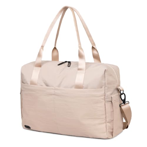 Jadyn Austin Handgepäck-Reisetasche für Damen, 45,7 cm (18 Zoll), Wochenendtasche mit Laptop-Hülle, strapazierfähiges Material, und Trolleyhülle, ideal für Arbeit, Fitnessstudio und von Jadyn