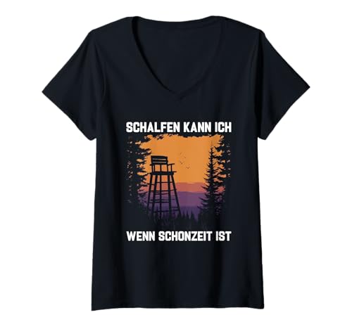 Damen Jaeger Geschenk Lustiger Spruch Jagdschein Bestanden T-Shirt mit V-Ausschnitt Damen Jaeger Geschenk Lustiger Spruch Jagdschein Bestanden T-Shirt mit V-Ausschnitt von Jaeger Geschenk Jagdschein Lustiger Spruch