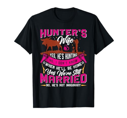 Hunters Wife Jägerinnen Jagd TShirt Frauen Jägerin T-Shirt Hunters Wife Jägerinnen Jagd TShirt Frauen Jägerin T-Shirt von Jäger Geschenk jagen Jägerin Jagd TShirt Frauen