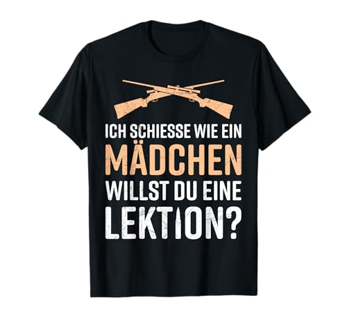 Jägerin Ich Schiesse wie ein Mädchen Jägerinnen Jagd T-Shirt Jägerin Ich Schiesse wie ein Mädchen Jägerinnen Jagd T-Shirt von Jäger Geschenk jagen Jägerin Jagd TShirt Frauen
