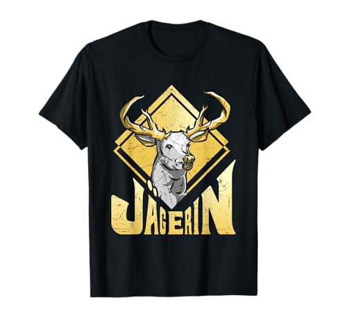 Jägerin Rehjagd Jägerinnen Jagd TShirt Frauen Jagen T-Shirt Jägerin Rehjagd Jägerinnen Jagd TShirt Frauen Jagen T-Shirt von Jäger Geschenk jagen Jägerin Jagd TShirt Frauen