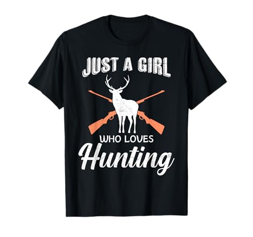 Nur ein Mädchen das Jagen Liebt Jägerin Jagd Jagdlizenz T-Shirt Nur ein Mädchen das Jagen Liebt Jägerin Jagd Jagdlizenz T-Shirt von Jäger Geschenk jagen Jägerin Jagd TShirt Frauen