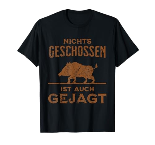 Jagd Jagen Lustig Herren Wildschwein Wald Jäger T-Shirt Jagd Jagen Lustig Herren Wildschwein Wald Jäger T-Shirt von Jäger Jagen Geschenk Für Männer Rotwild Wald