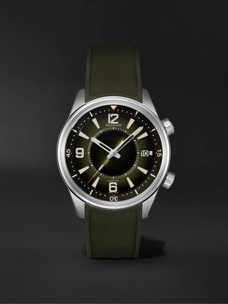 Jaeger-LeCoultre - Polaris Date Automatic 42mm Stainless Steel and Rubber Watch, Ref. No. Q906863J - Men - Green von Jaeger-LeCoultre