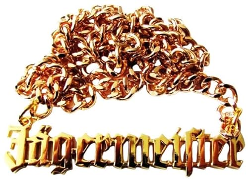 J ä g e r m e i s t e r - Kette mit Panzergliedern - Goldfarbend von Jägermeister