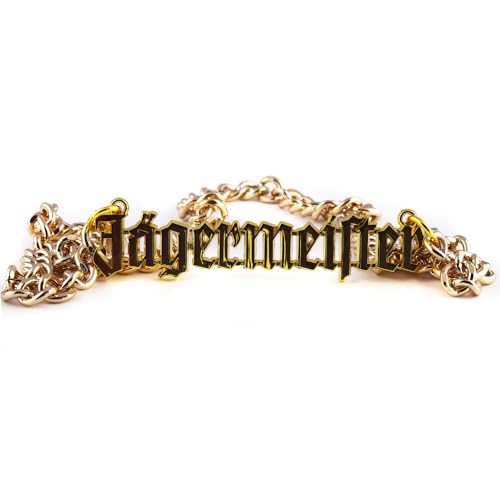Jägermeister Originale Gold-Kette Panzergliedern - Goldfarbend/vergoldet von Jägermeister