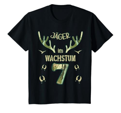 Jäger im Wachstum - 7 Jahre Geburtstag - Jagd Kinder T-Shirt Jäger im Wachstum - 7 Jahre Geburtstag - Jagd Kinder T-Shirt von Jagd Geburtstag Junge Papa Sohn Waidmann Jäger
