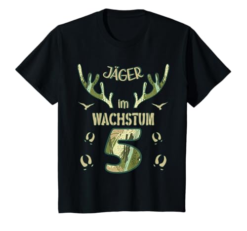 Jäger im Wachstum - 5 Jahre Geburtstag - Jagd Kinder T-Shirt Jäger im Wachstum - 5 Jahre Geburtstag - Jagd Kinder T-Shirt von Jagd Geburtstag Junge Papa Sohn Waidmann Jäger