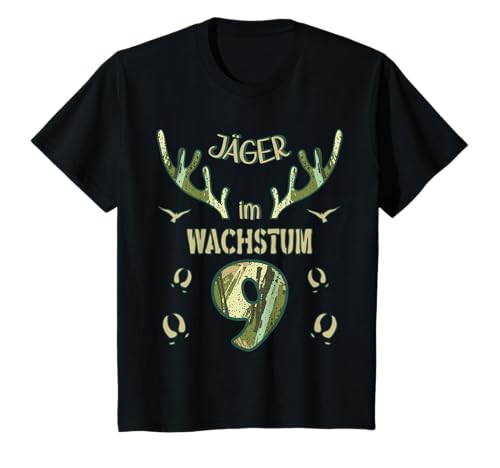 Jäger im Wachstum - 9 Jahre Geburtstag - Jagd Kinder T-Shirt Jäger im Wachstum - 9 Jahre Geburtstag - Jagd Kinder T-Shirt von Jagd Geburtstag Junge Papa Sohn Waidmann Jäger