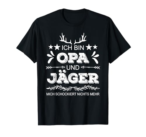 Jäger und Opa Jagdbekleidung Herren Jagd Jäger T-Shirt Jäger und Opa Jagdbekleidung Herren Jagd Jäger T-Shirt von Jagd Geschenke & Jäger Geschenke Jagdbekleidung