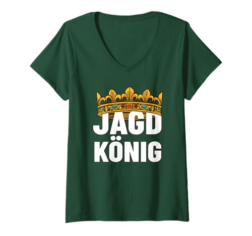 Damen Jäger Jagdkönig Schüsseltreiben Drückjagd Treibjagd Jagd T-Shirt mit V-Ausschnitt Damen Jäger Jagdkönig Schüsseltreiben Drückjagd Treibjagd Jagd T-Shirt mit V-Ausschnitt von Jagd Jagen Schüsseltreiben Jagdkönig Geschenk