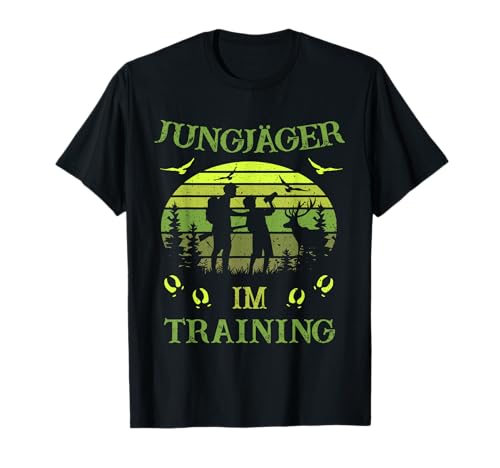 Jäger - Papa und Sohn - Jungjäger im Training - Jagd Kinder T-Shirt von Jagd - Papa und Sohn - Hirsch Geweih Jägergeschenk