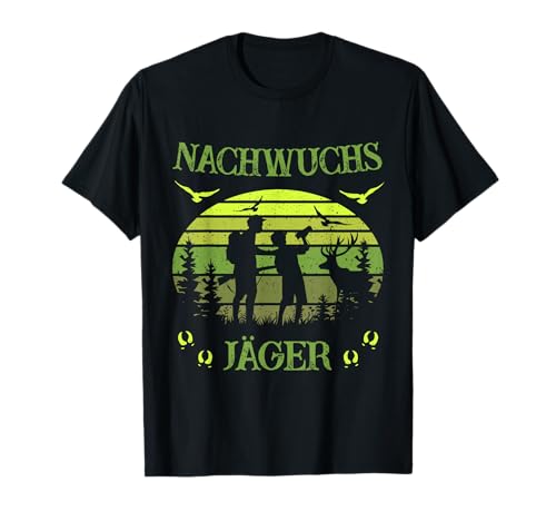 Jäger - Papa und Sohn - Nachwuchs Jäger - Jagd Kinder T-Shirt von Jagd - Papa und Sohn - Hirsch Geweih Jägergeschenk