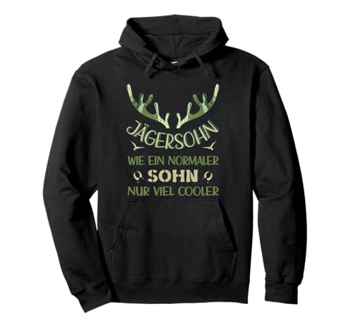 Jäger - Jägersohn wie ein normaler -nur cooler - Jagd Kinder Pullover Hoodie Jäger - Jägersohn wie ein normaler -nur cooler - Jagd Kinder Pullover Hoodie von Jagd - Papa und Sohn - Waidmann - Jäger Camouflage