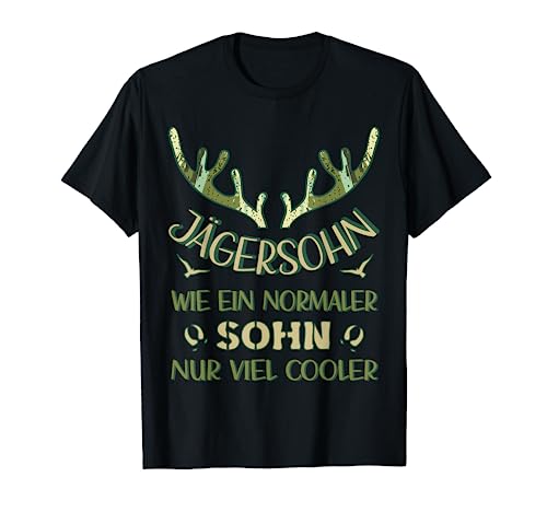 Jäger - Jägersohn wie ein normaler -nur cooler - Jagd Kinder T-Shirt Jäger - Jägersohn wie ein normaler -nur cooler - Jagd Kinder T-Shirt von Jagd - Papa und Sohn - Waidmann - Jäger Camouflage
