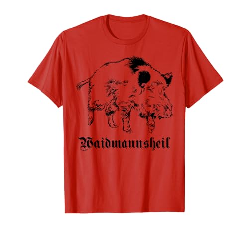 Jäger T shirt Damen & Herren Waidmannsheil Auf der Jagd T-Shirt von Jagd T shirt - Waidmannsheil - Jäger Geschenk