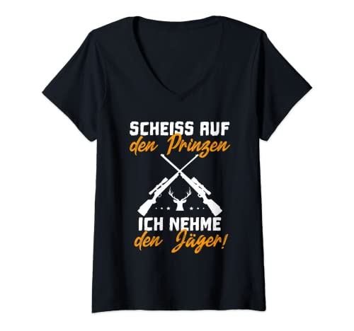 Damen Jagd Jagdbekleidung Damen Ich nehme den Jäger T-Shirt mit V-Ausschnitt Damen Jagd Jagdbekleidung Damen Ich nehme den Jäger T-Shirt mit V-Ausschnitt von Jagdbekleidung Damen Jagd Geschenke