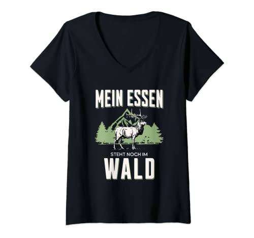 Damen Jagdsprüche Jagdshirt Jagd Spruch Jägerin Jäger T-Shirt mit V-Ausschnitt Damen Jagdsprüche Jagdshirt Jagd Spruch Jägerin Jäger T-Shirt mit V-Ausschnitt von Jagdbekleidung Jägeroutfit Jagdzubehör Geschenke