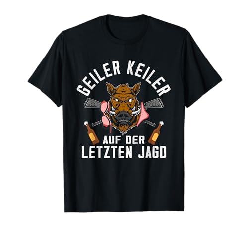 Jäger Ich heirate JGA Männer Junggesellenabschied Jagd T-Shirt Jäger Ich heirate JGA Männer Junggesellenabschied Jagd T-Shirt von Jagdbekleidung Team Bräutigam & Jäger Outfit JGA