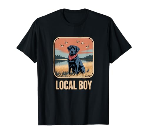 Local Boy Jagdhund Entenjagd Wildenten Jäger Hund Hunde T-Shirt Local Boy Jagdhund Entenjagd Wildenten Jäger Hund Hunde T-Shirt von Jagdhund Entenjagd Jagd Natur Revier