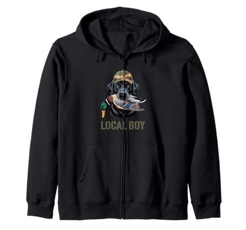 Local Boy Jagdhund Entenjagd Wildenten Jäger Hund Hunde Kapuzenjacke Local Boy Jagdhund Entenjagd Wildenten Jäger Hund Hunde Kapuzenjacke von Jagdhund Entenjagd Waidmann Natur Revier