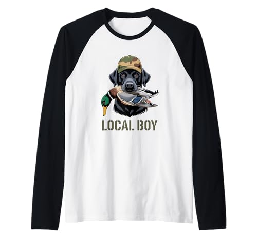 Local Boy Jagdhund Entenjagd Wildenten Jäger Hund Hunde Raglan Local Boy Jagdhund Entenjagd Wildenten Jäger Hund Hunde Raglan von Jagdhund Entenjagd Waidmann Natur Revier