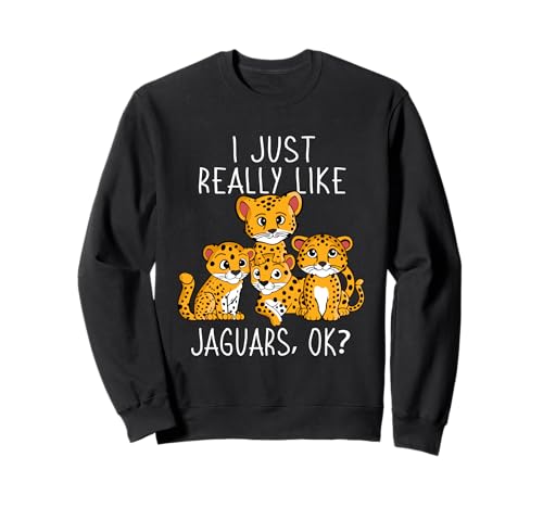 Süßer Jaguar-Liebhaber Wildcat für Kinder, Jaguar für Damen Sweatshirt von Jaguar Gifts For Men & Women