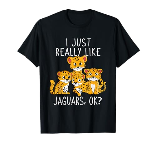 Süßer Jaguar-Liebhaber Wildcat für Kinder, Jaguar für Damen T-Shirt von Jaguar Gifts For Men & Women