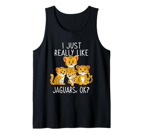 Süßer Jaguar-Liebhaber Wildcat für Kinder, Jaguar für Damen Tank Top von Jaguar Gifts For Men & Women