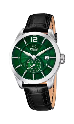 Jaguar Watches Herren-Armbanduhr XL Analog Quarz Leder J663/3 von JAGUAR