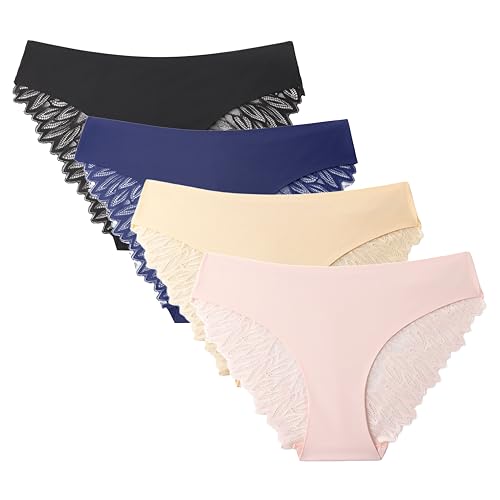 Jahetuul Taillenslips Nahtlose Dessous Unterwäsche String Tanga Damen Unterslips Nahtlose Unterhosen Frauen sexy Höschen Tangas Set unsichtbare Slips von Jahetuul