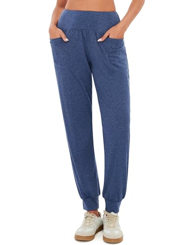 Jahetuul Yogahose Damen Lang Haremshose Sport Pilates Jogginghose Hohe Taille Locker Sweatpants Aktiv Hose für Yoga Training Freizeithose von Jahetuul