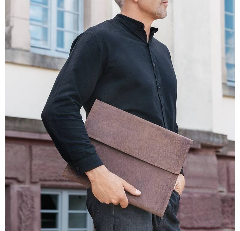 Jahn-Tasche Aktenmappe Dokumentenmappe Dokumententasche Leder Braun, Jahn-Tasche 1042-n von Jahn-Tasche