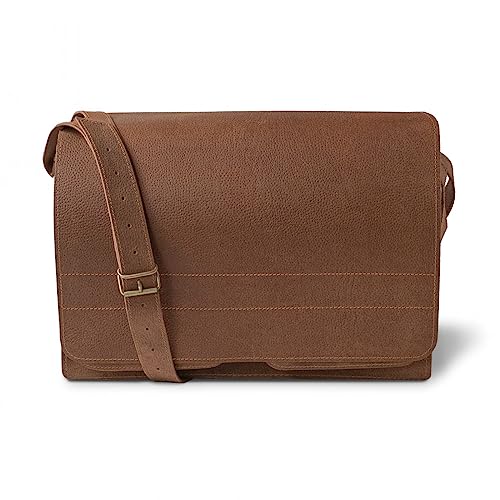 Jahn-Tasche Sehr Große Aktentasche Lehrertasche Größe XXL aus Leder, für Damen und Herren, Cognac-Braun, n-677 von Jahn-Tasche